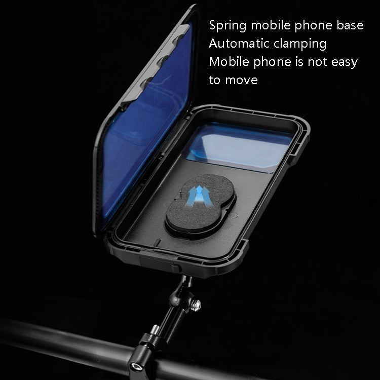 CYCLINGBOX BG-2937 Bicycle Mobile Phone Bracket Waterproof Bag Simulation Navigation Mobile Phone Frame(Black) - Holders by CYCLINGBOX | Online Shopping South Africa | PMC Jewellery | Buy Now Pay Later Mobicred