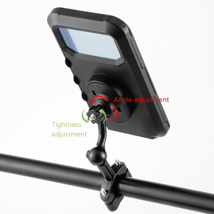 CYCLINGBOX BG-2937 Bicycle Mobile Phone Bracket Waterproof Bag Simulation Navigation Mobile Phone Frame(Black) - Holders by CYCLINGBOX | Online Shopping South Africa | PMC Jewellery | Buy Now Pay Later Mobicred