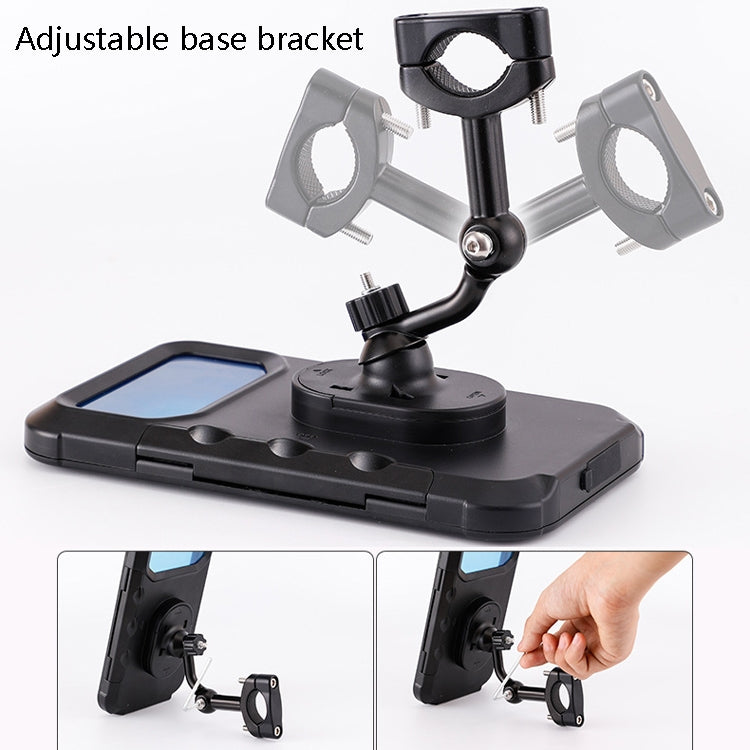 CYCLINGBOX BG-2937 Bicycle Mobile Phone Bracket Waterproof Bag Simulation Navigation Mobile Phone Frame(Black) - Holders by CYCLINGBOX | Online Shopping South Africa | PMC Jewellery | Buy Now Pay Later Mobicred