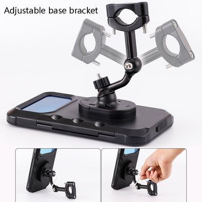 CYCLINGBOX BG-2937 Bicycle Mobile Phone Bracket Waterproof Bag Simulation Navigation Mobile Phone Frame(Black) - Holders by CYCLINGBOX | Online Shopping South Africa | PMC Jewellery | Buy Now Pay Later Mobicred