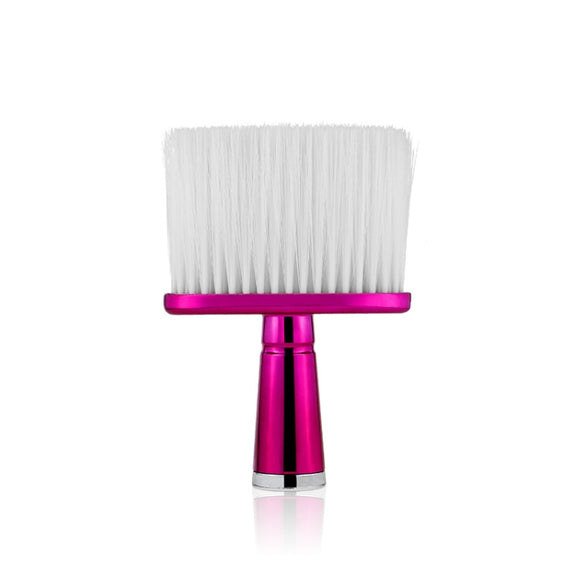 P6424 Hairdresser Sweeping Hair Brushes Hairdressing Nylon Soft Cleaning Brushes Home Hair Salons Shaving Broken Hair Brushes(Red)