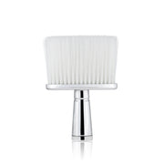 P6424 Hairdresser Sweeping Hair Brushes Hairdressing Nylon Soft Cleaning Brushes Home Hair Salons Shaving Broken Hair Brushes(Silver)