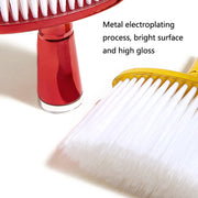 P6424 Hairdresser Sweeping Hair Brushes Hairdressing Nylon Soft Cleaning Brushes Home Hair Salons Shaving Broken Hair Brushes(Gold)
