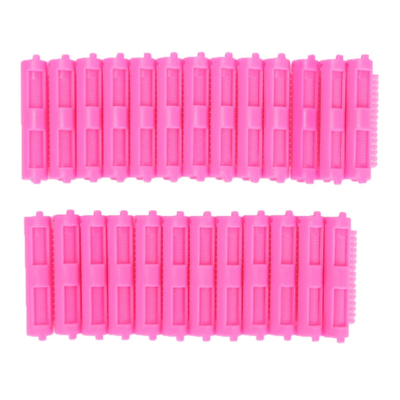 F2001 25 in 1 Perm Bar Styling Fluffy Perm Hair Clip Hair Salon Barber Shop Hairdressing Tools(Pink)
