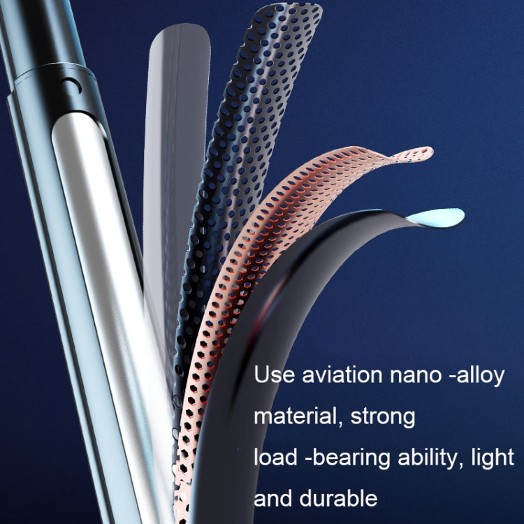 360-Degree Rotating Foldable Bluetooth Selfie Sticks Live Stand, Spec: P220 TK (Double Clip) - Selfie Sticks by PMC TechLife | Online Shopping South Africa | PMC TechLife | Buy Now Pay Later Mobicred