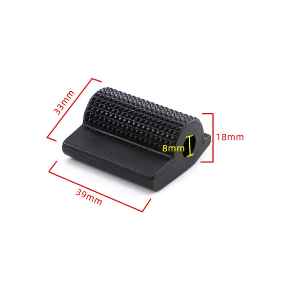 10 PCS Motorcycle Gear Shift Protective Cover Riding Shoe Cover(Black)