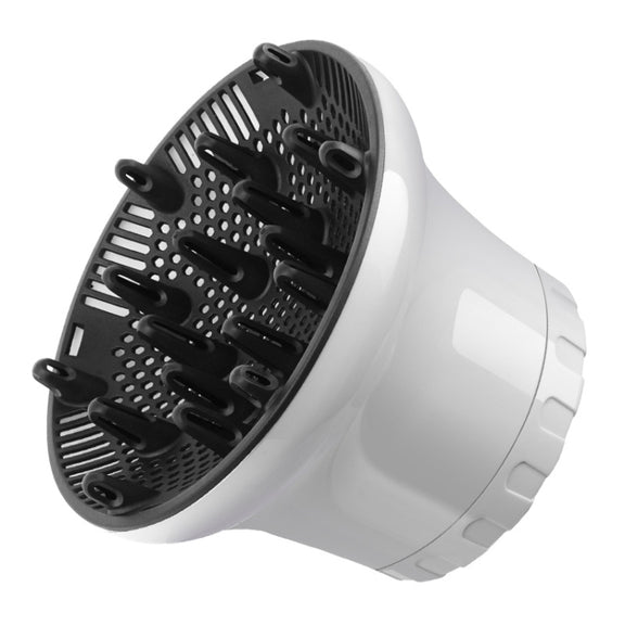 G8 Universal Hair Diffuser Adaptable For Blow Dryers with Rotatable Design Curly Hair Large Wind Hood(White)