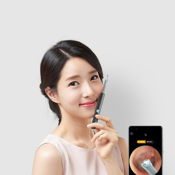 Bebird R1 High-Definition Endoscope Luminous Visual Ear Picking Tool(R1-Moon White)