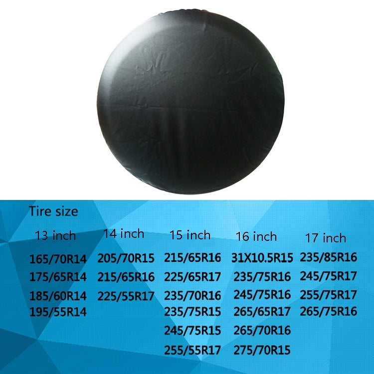 PVC Tire Cover Waterproof and Dust-proof Car Spare Tire Cover, Size: 14 inch - Window Foils & Solar Protection by PMC Jewellery | Online Shopping South Africa | PMC Jewellery | Buy Now Pay Later Mobicred