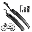 WEST BIKING Mountain Bike Retractable Folding Mudguards(Black) - Mudguards by PMc TechLife | Online Shopping South Africa | PMc TechLife | Buy Now Pay Later Mobicred