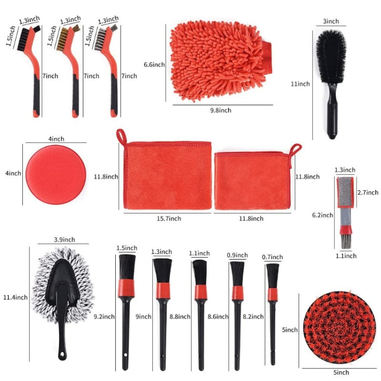 19 in 1  Car Wash Cleaning Brush Electric Drill Brush Head Cleaning Brush Tire Cleaning Brush - Car washing supplies by PMC TechLife | Online Shopping South Africa | PMC TechLife | Buy Now Pay Later Mobicred