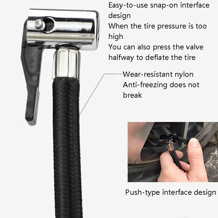 XJ-011 12V Car Portable Mini Emergency Air Pump, Style: Mechanical - Inflatable Pump by PMC TechLife | Online Shopping South Africa | PMC TechLife