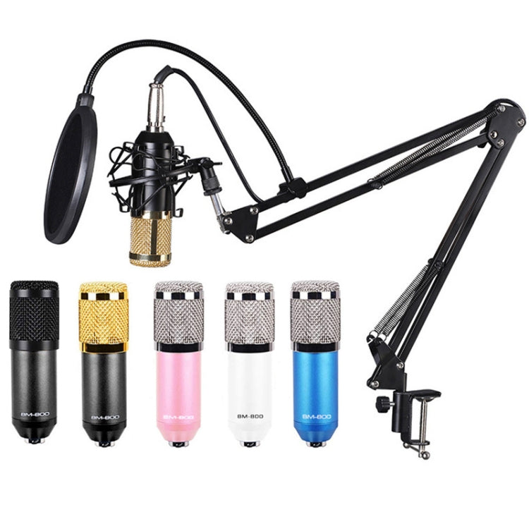 BM800 Condenser Microphone Set With USB Adapter(Black And Black Net) - free shipping - PMC Jewellery - Order now!