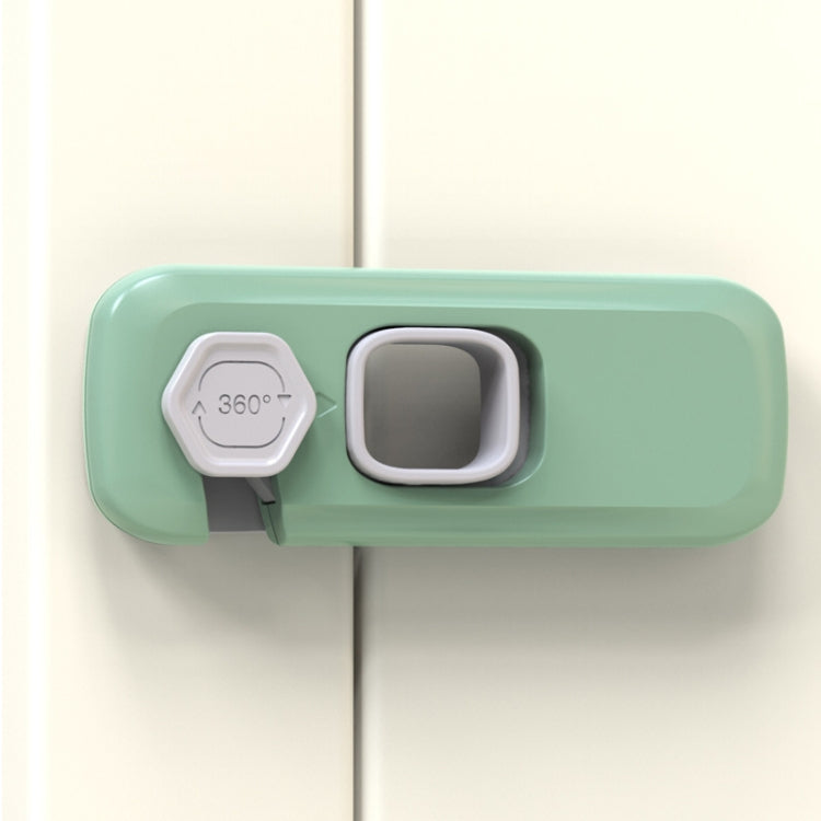 Children Anti-pinch Hand-opening Door Safety Lock(Green) - Safety Equipment by PMc TechLife | Online Shopping South Africa | PMc TechLife | Buy Now Pay Later Mobicred