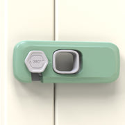 Children Anti-pinch Hand-opening Door Safety Lock(Green)