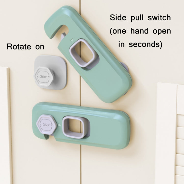 Children Anti-pinch Hand-opening Door Safety Lock(Green) - Safety Equipment by PMc TechLife | Online Shopping South Africa | PMc TechLife | Buy Now Pay Later Mobicred