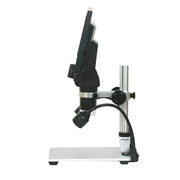 G1200D 7 Inch LCD Screen 1200X Portable Electronic Digital Desktop Stand Microscope(US Plug Without Battery)