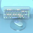 FV-W10  86-Keys 2.4G Wireless Keyboard and Mouse Set(Blue Mixed) - Wireless Keyboard by PMC TechLife | Online Shopping South Africa | PMC TechLife | Buy Now Pay Later Mobicred