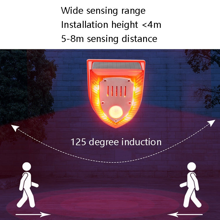 N911M Solar Animal Repeller Outdoor Sound And Light Alarm, Specification: with Induction - Others Alarm by PMC TechLife | Online Shopping South Africa | PMC TechLife | Buy Now Pay Later Mobicred