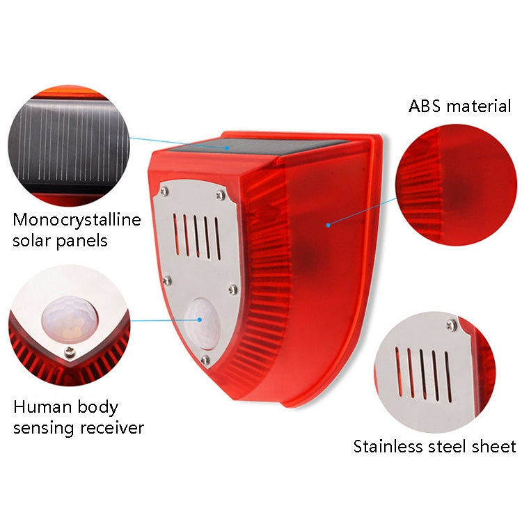 N911M Solar Animal Repeller Outdoor Sound And Light Alarm, Specification: with Induction - Others Alarm by PMC TechLife | Online Shopping South Africa | PMC TechLife | Buy Now Pay Later Mobicred