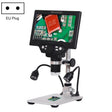 G1200D 7 Inch LCD Screen 1200X Portable Electronic Digital Desktop Stand Microscope(EU Plug With Battery) - free shipping - PMC TechLife - Order now!