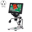 G1200D 7 Inch LCD Screen 1200X Portable Electronic Digital Desktop Stand Microscope(AU Plug With Battery) - free shipping - PMC TechLife - Order now!