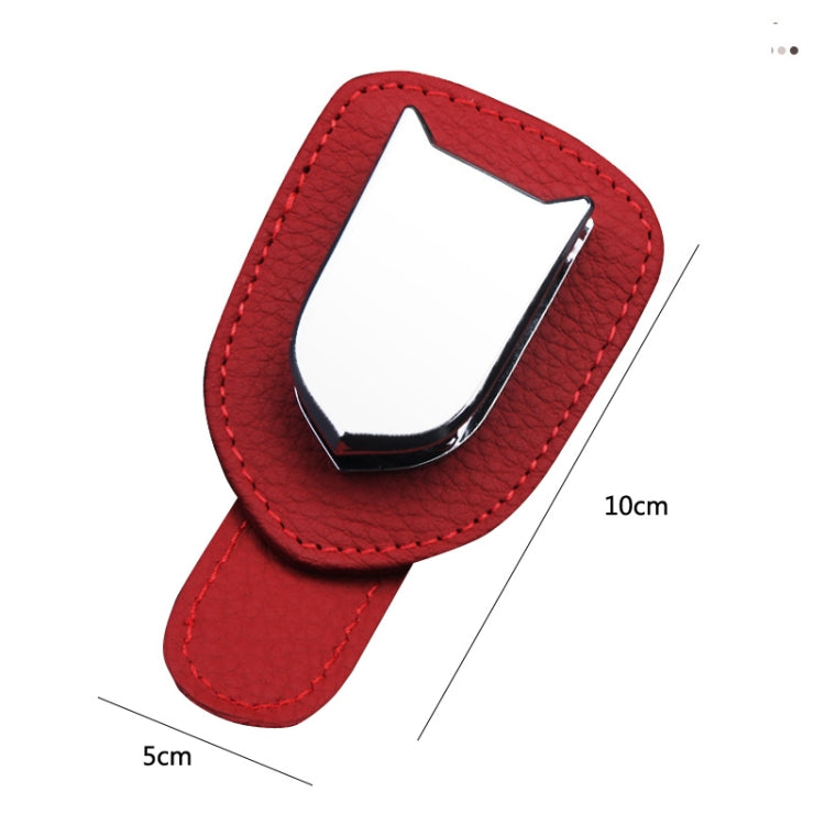 529 Car Sun Visor Glasses Clip Sunglasses Holder(Black)