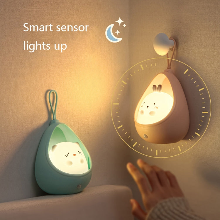 TL15 Cartoon Body Sensing Bedside Cabinet USB Charging Night Light(Pink Cat) - Night Lights by PMc TechLife | Online Shopping South Africa | PMc TechLife | Buy Now Pay Later Mobicred