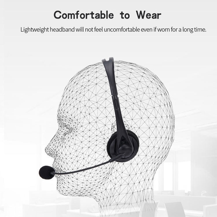 SOYTO SY490 Teaching Office Network Class Student Education Computer Headset, Style: Double Ear Black Separation USB - free shipping - PMC Jewellery - Order now!