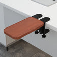 Computer Desk Rotatable Arm(Teak Color Wooden Board) - Other by PMC TechLife | Online Shopping South Africa | PMC TechLife | Buy Now Pay Later Mobicred