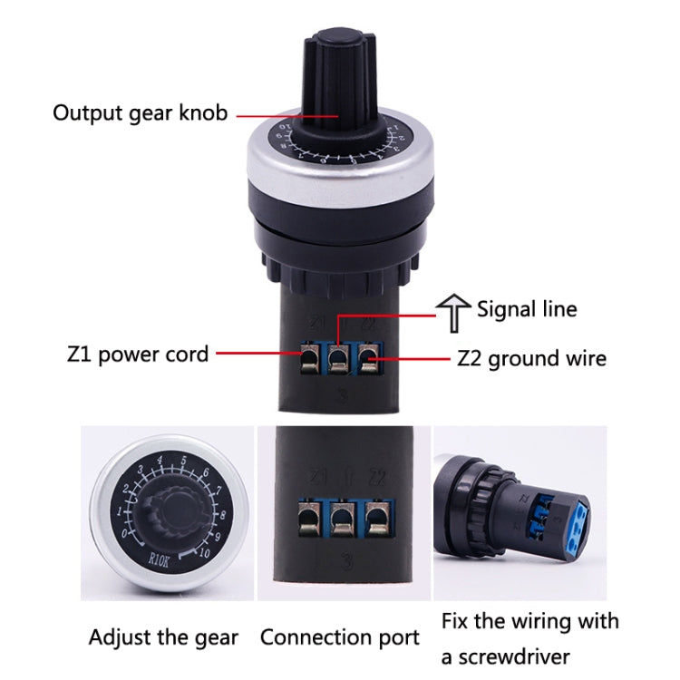 Adjustable Car Sensor Signal Analog Generator(Black) - Automobiles Sensors by PMC TechLife | Online Shopping South Africa | PMC TechLife | Buy Now Pay Later Mobicred