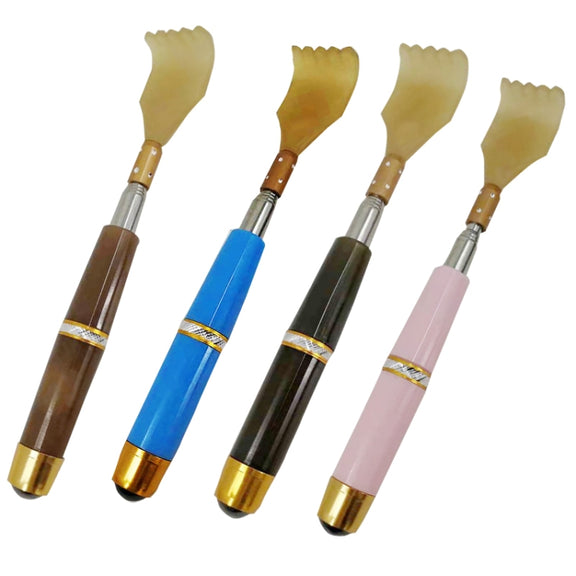 Magnetic Tickling Retractable Back Scratcher(Brown)