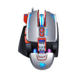 T-WOLF V9 8 Keys 3200 DPI Gaming Macro Definition Mechanical Wired Mouse(Silver) - Wired Mice by T-WOLF | Online Shopping South Africa | PMC TechLife | Buy Now Pay Later Mobicred