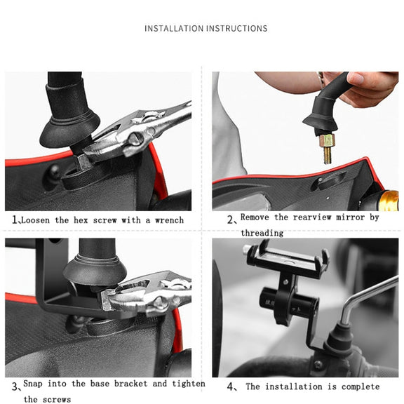 Bicycle Aluminum Alloy Conversion Bracket Extension Rack(Grey)