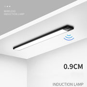 Intelligent Automatic Human Body Induction Wireless LED Lamp 60cm(Silver + White Light)