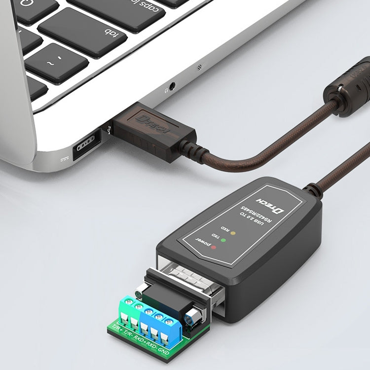 DTECH DT-5019 USB to RS485 / RS422 Conversion Cable, FT232 Chip, Length: 1.5m - free shipping - PMC Jewellery - Order now!