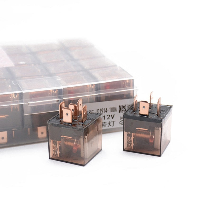 5 PCS 100A Automotive Relay With Indicator Light(24V 4 Plug 100A) - Relays by PMC TechLife | Online Shopping South Africa | PMC TechLife | Buy Now Pay Later Mobicred