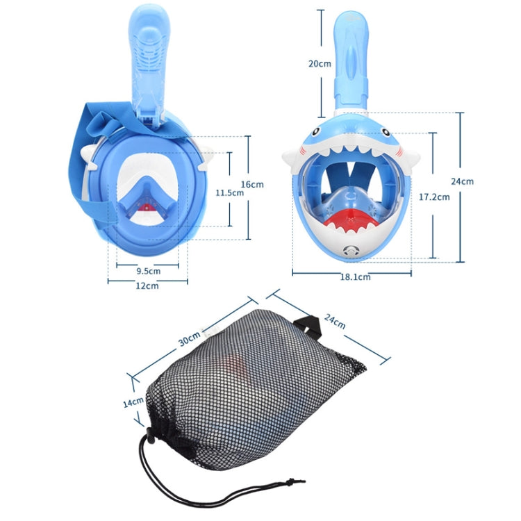 Cartoon Kids Full Dry Diving Mask Swimming Anti-Fog Snorkeling Mask, Size: XS(Dinosaur) - free shipping - PMC TechLife - Order now!