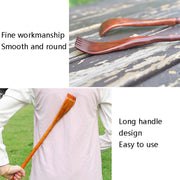 BQR01 Back Scratcher Long Handle Wooden Massage Scratcher, Style: Dual-use