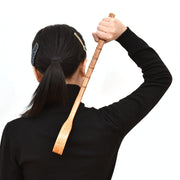 BQR01 Back Scratcher Long Handle Wooden Massage Scratcher, Style: Dual-use