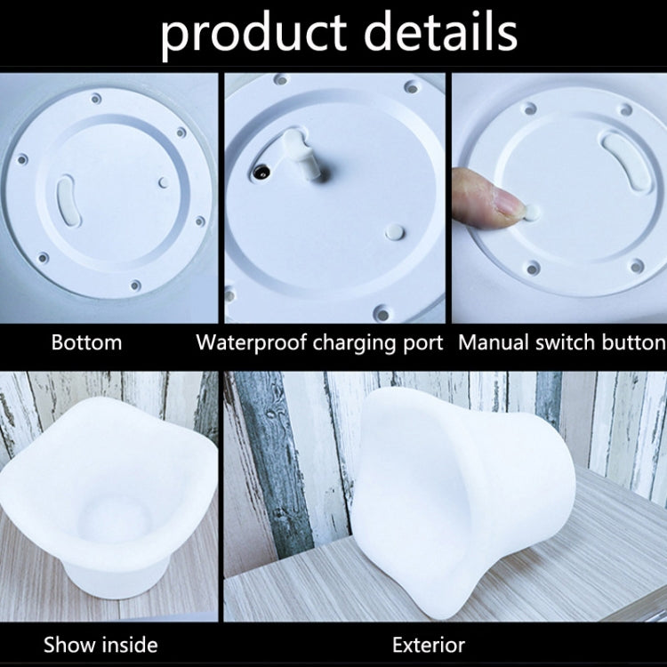 ES-IC014 Water-resistant LED Luminous Ice Bucket For Bars, US Plug, Size: 27x27x30cm
