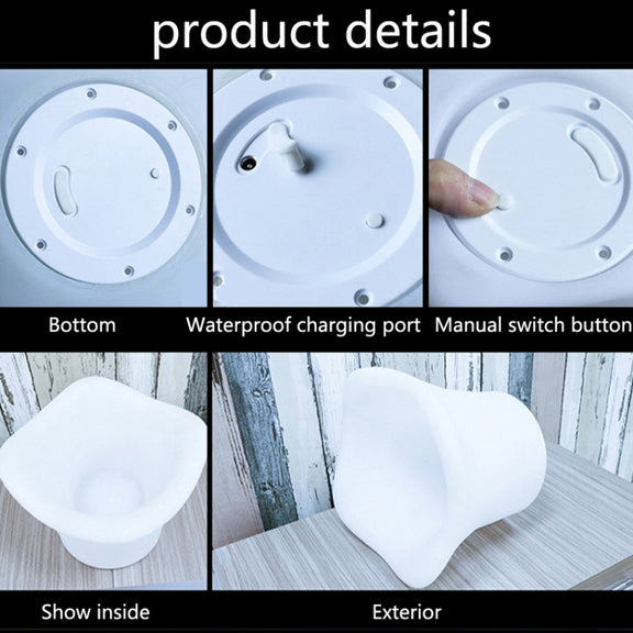 ES-IC014 Water-resistant LED Luminous Ice Bucket For Bars, US Plug, Size: 30x30x16cm