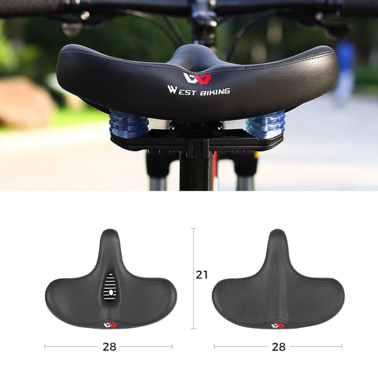 WEST BIKING Bicycle Big Butt Shock Absorption Soft Saddle(Groove Type) - free shipping - PMc TechLife - Order now!