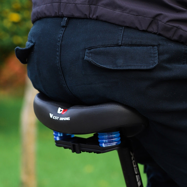 WEST BIKING Bicycle Big Butt Shock Absorption Soft Saddle(Groove Type) - free shipping - PMc TechLife - Order now!