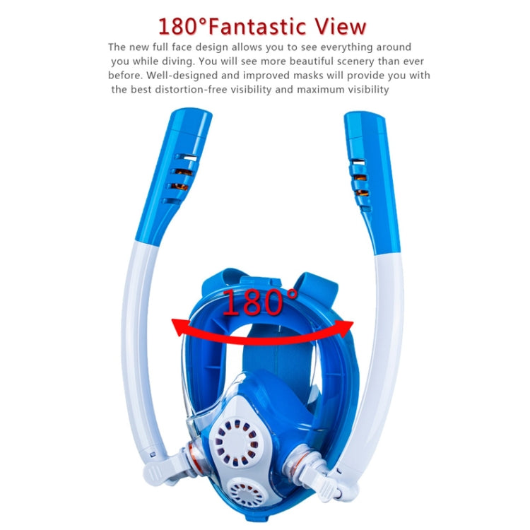 Kids Double Tube Full Dry Silicone Diving  Snorkeling Mask Swimming Glasses, Size: XS(White Yellow) - Diving Mask by PMC TechLife | Online Shopping South Africa | PMC TechLife | Buy Now Pay Later Mobicred