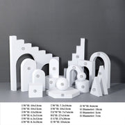 16 In 1 Photography Geometry Foam Cube Photo Studio Props(White)