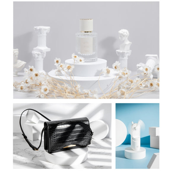 16 In 1 Photography Geometry Foam Cube Photo Studio Props(White)
