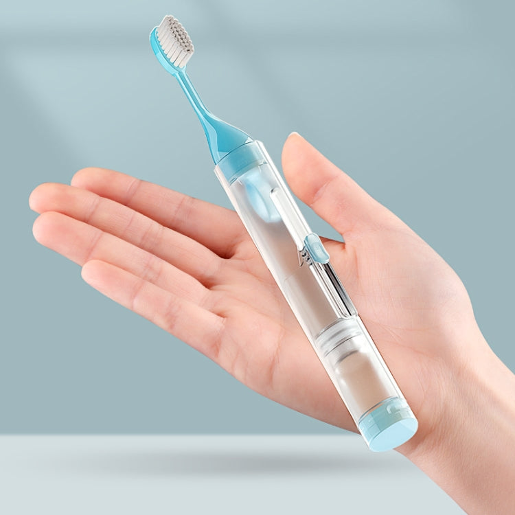 ETRAVEL Travel Portable Folding Toothbrush Set(White) - Toothbrushes by ETRAVEL | Online Shopping South Africa | PMC TechLife