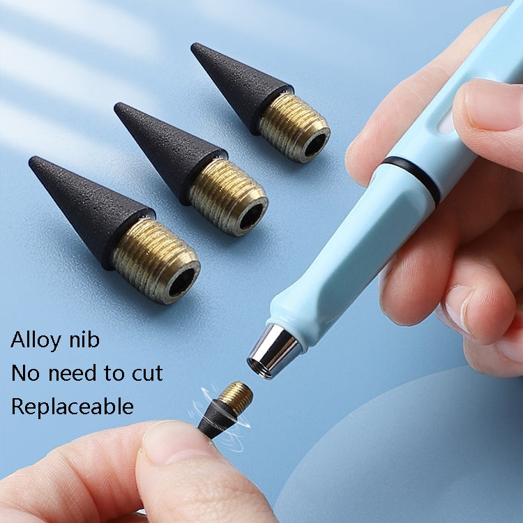 5 PCS No Ink No Need To Sharpen Drawing Sketch Pen Not Easy To Break Erasable HB Writing Pencil(Makaron Pink)