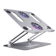 BONERUY P43F Aluminum Alloy Folding Computer Stand Notebook Cooling Stand, Colour: Silver - free shipping - PMC TechLife - Order now!